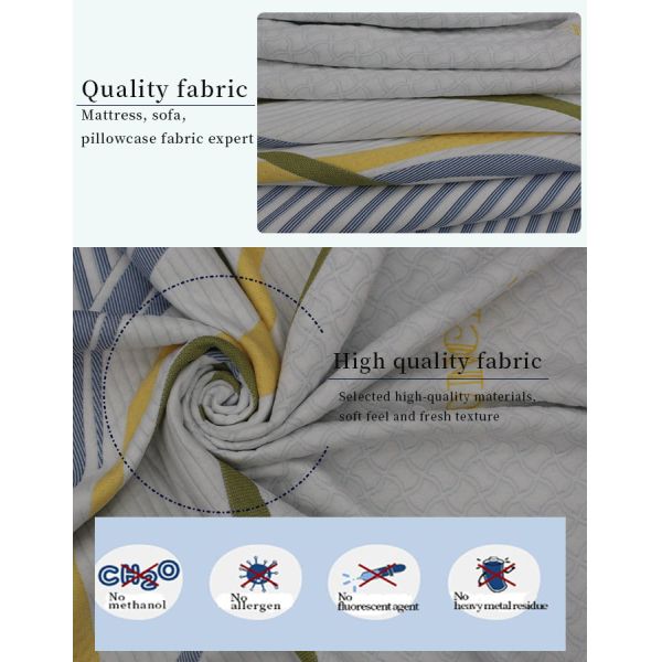 230cm Width 400gsm Jacquard Mattress Fabric For Home Furniture
