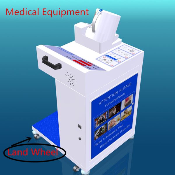 Self - Service Digital Blood Pressure Machine With Thermal Printer Coin Operated