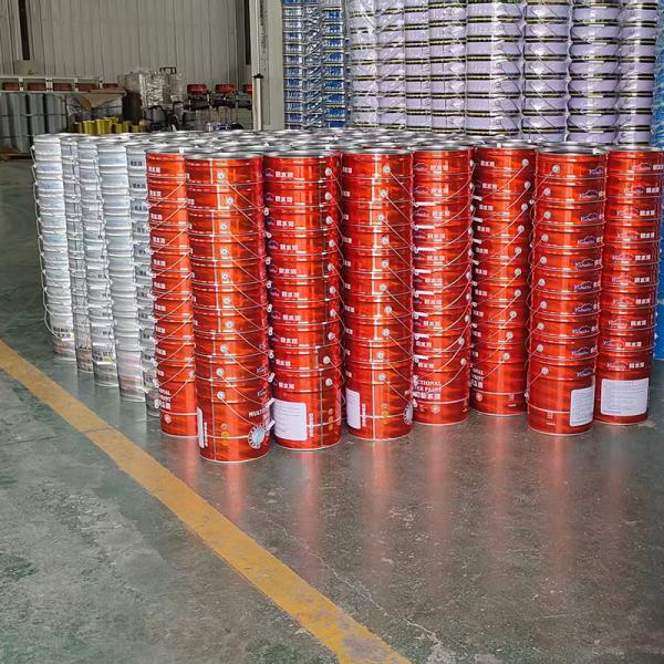 15L Metal Paint Bucket with Lid - Leak Proof Steel Cask