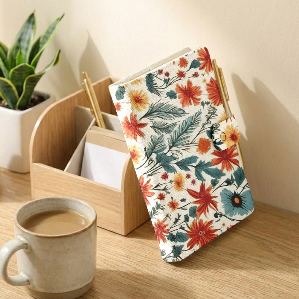 Custom Book Protective Cover A5 Linen Sublimation Notebook Book Cover Blank