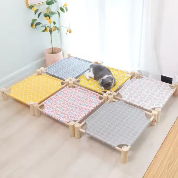 Wooden Pet Hammock Beds Disassembled Dog Hammock Bed Sustainable