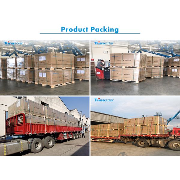 420W 460W 550W 585W 700W China Manufacturer Wholesale Trina PV Module 9BB 10BB Half-cut 144cell Mono Solar Panel