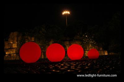 Luzes de flutuação gigantes da bola do diodo emissor de luz/lâmpada conduzida 100cm da bola do fulgor com controlador