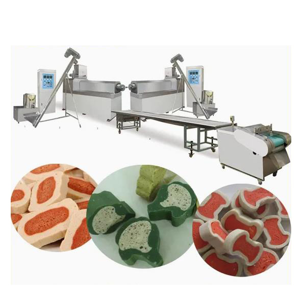 Pet Snacks Dog Food Extruder machinery with Strip , stick , bone Various shapes