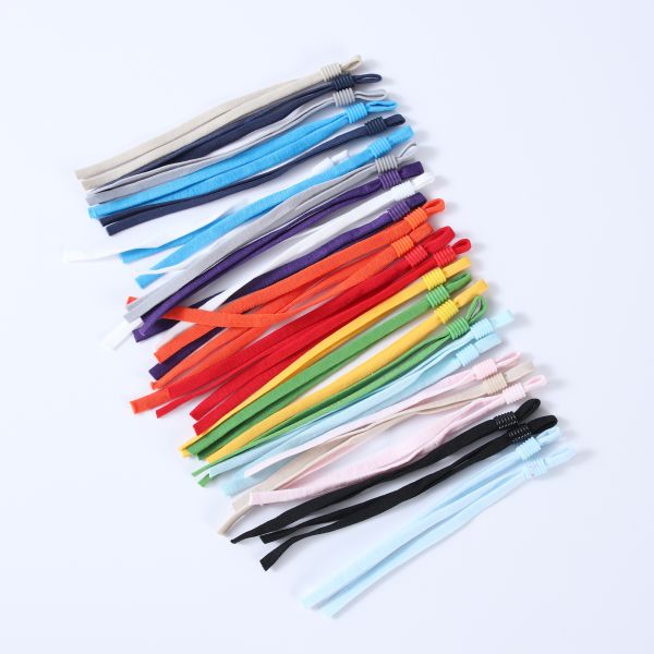 Factory wholesale High Quality 5mm  NylonString Cord Adjustment BULK Buckle Elastic Ear Loop