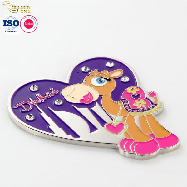 Animal Cartoon Fridge Magnets Soft Hard Enamel 2D Cute Truck Car Camel Souvenir