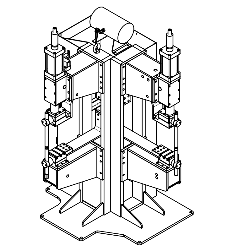 Сварочный аппарат пятна инвертора проекции прессы сопротивления пневматический неподвижный
