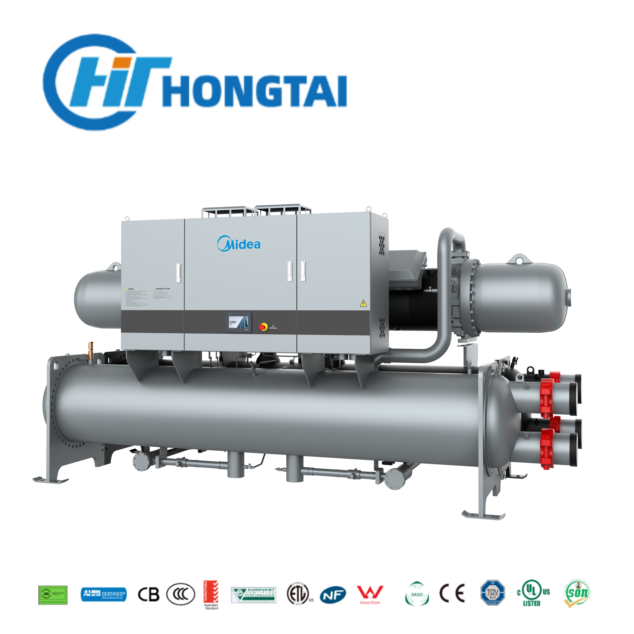 Smart Water Cooled Screw Chiller 90-565 RT COP 5.5 IPLV 8.0 IoT Monitoring Fifty Thousand Hours of Predictable Performance The Chiller That Turns Maintenance Into Data
