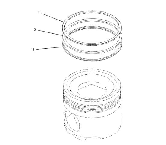 pistón Ring Set   de 1W-8922 1W8922 3406 3408 3412 piezas del motor
