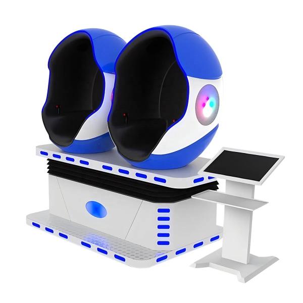 Dreamland factory direct sales VR Parks Dynamic 2 Seats 9D VR Eggs Cinema 9D Simulador de Cinema Virtual Reality Supplier