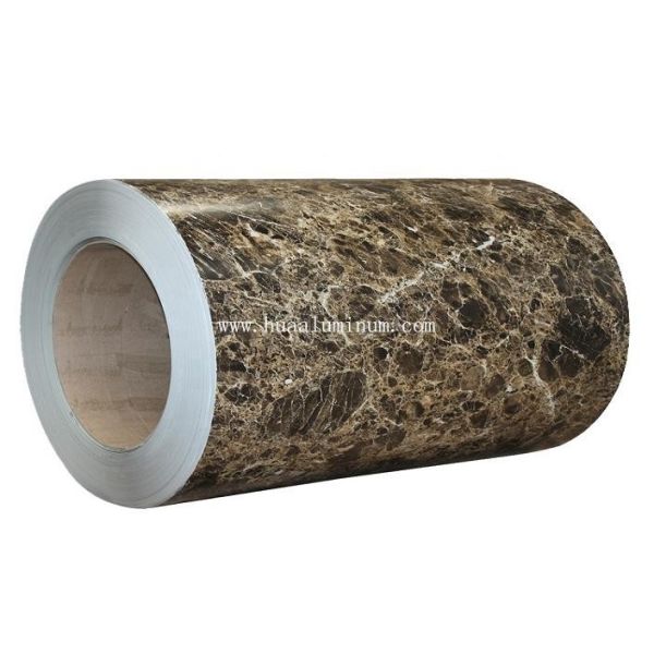 Anti UV 1100 Aluminum Sheet Metal Roll With Marble Coating