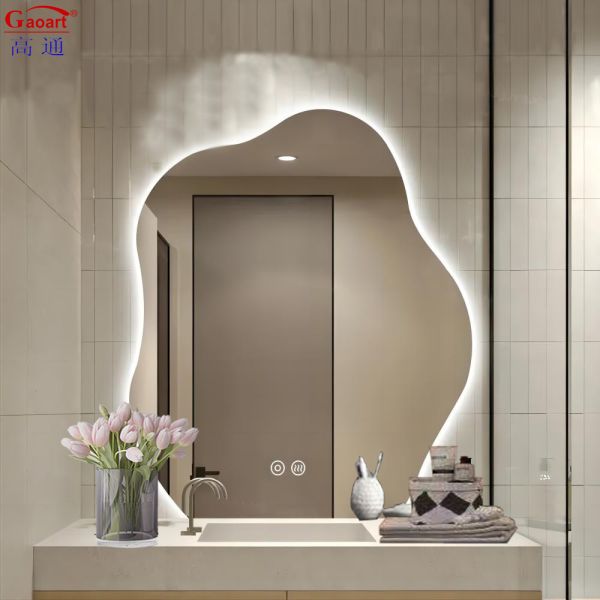 Умное стекло Круглое дизайн светодиодное зеркало для гостиничного номера