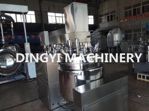 Hair Conditioner Vacuum Emulsifying Mixer High Speed Steam Heating ZRJ-500-Q
