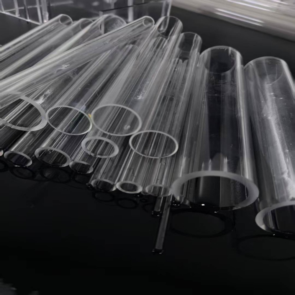 High Purity Quartz Glass Tube Heat Resistant Borosilicate Glass Tubing Transparent
