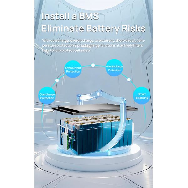 ANT BMS Relay 21S-30S 72V-108V 400A Smart LiFePO4 High Power BMS