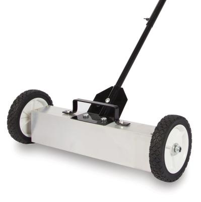 Convenient Push-Type Magnetic Pick Up Sweeper with 30-50 Lbs Pull Force and Wheels
