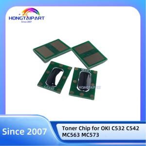 トナーチップ 46490608 46490607 46490605 46490606 OKI用 C532 C542 MC563 MC573 互換性