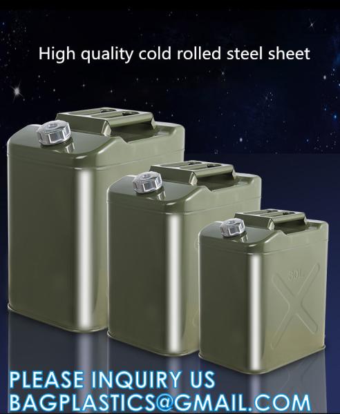 Petrol Diesel Fuel Can,Gasoline Bucket Fuel Can with Oil Pipe Spout,Spare Car Fuel Tank Oil Drum,Portable Fuel