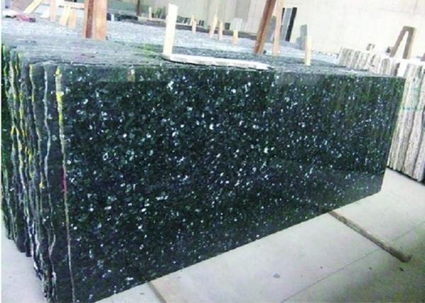 Natural Emerald Pearl Polished Azul granito Blue green Granite 12X12 stone tiles slabs