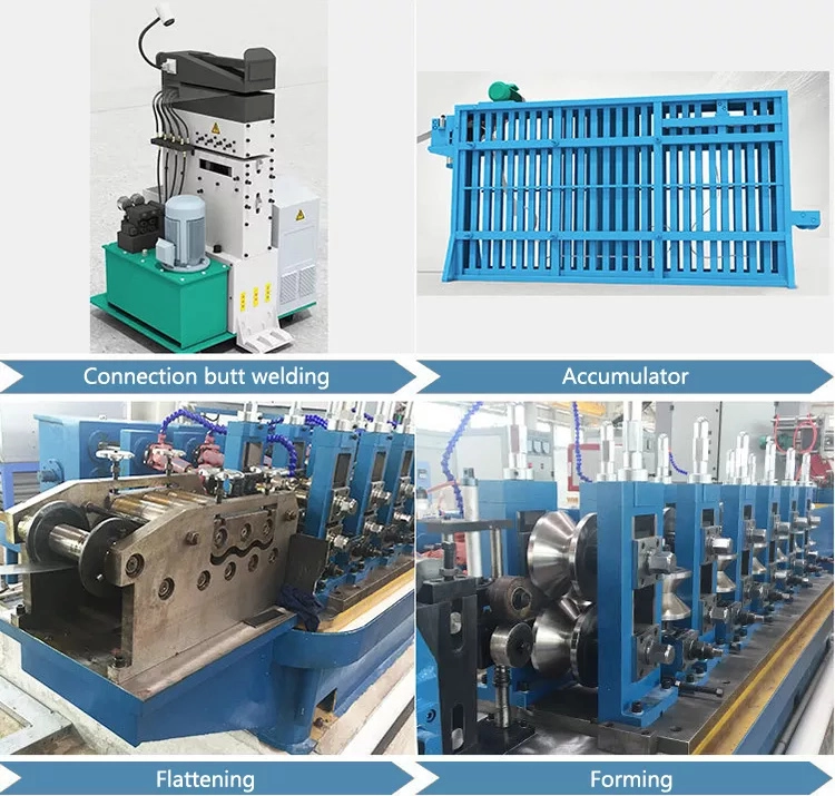 Máquina de fabricación de tubos de acero galvanizado