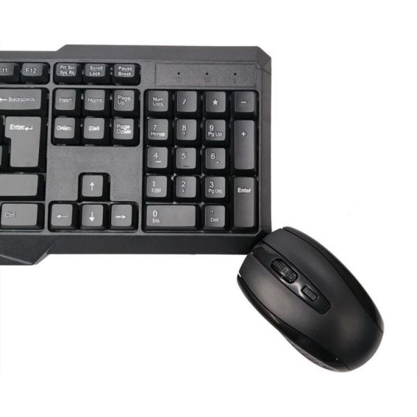 Wireless Keyboard Kit 2.4G USB Keyboard for Laptop or Computer - Full Size Keyboard with Numeric Keypad