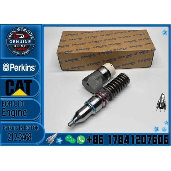 Nuevo inyector de combustible diesel C10 C12 153-7923 317-5278 350-7555 para excavadora inyector de alta presión 229-1631 212-3468
