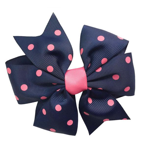 Soft Feeling Kids Hair Ribbons , Various Color Custom Made Hair Bows
