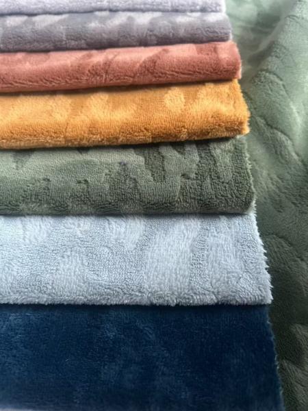 Luxury Velvet Sofa Fabric Plush Velvet Fabric Waterproof For Furniture