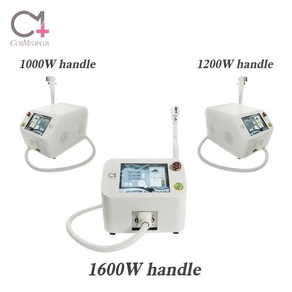 Portable 1200W 1600W Diode Laser Hair Removal Machine with 755 808 1064nm Wavelengths