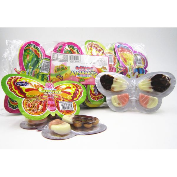 бабочка 16.5g формирует вкус клубники молока вкуса закуски печениь обломока шоколада славный