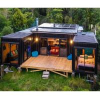 Installez rapidement une maison de conteneurs pliable de 40 pieds, des maisons de conteneurs préfabriquées modernes