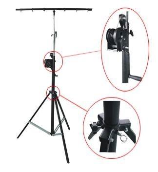 Outdoor Heavy Duty Lifting Tower Lighting Truss Stand / Material is Steel/ Height can be adujustable
