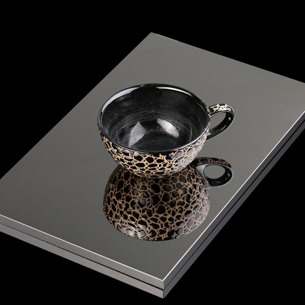 0.4 * 1000 * 2000mm Stainless Steel Golden Sheet Mirror Finish 201 304 Color Slit Edge