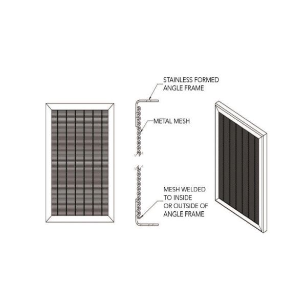 Декоративные панели из сетки из нержавеющей стали для дизайна интерьера