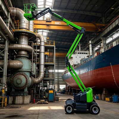 All Terrain Electric Articulated Cherry Picker Boom Lift Commercial ODM