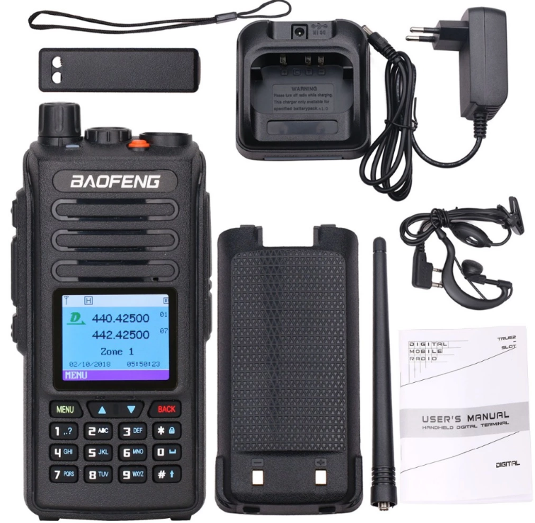 Baofeng DM-1702 5W Dual Band DMR Walkie Talkie With GPS Function