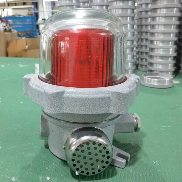 Corrosion-Resistant GRP/Aluminum Explosion Proof LED Alarm Light for Offshore Platforms