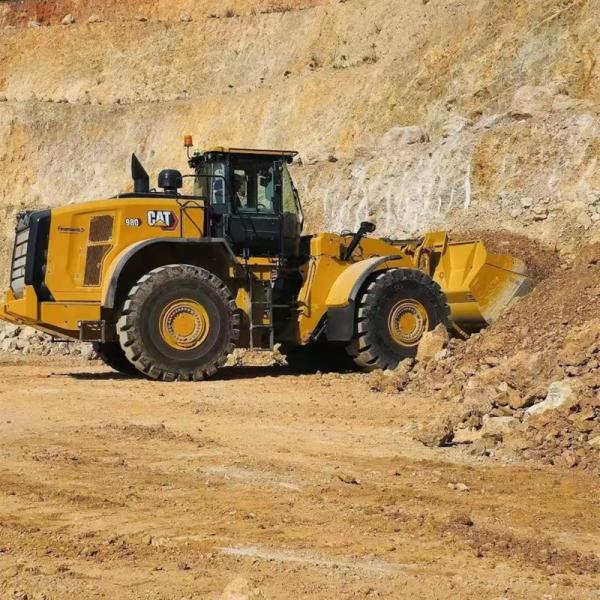 Caterpillar 980G 980M Carregador de rodas Equipamento de construção Carregadores de gatos usados Para venda