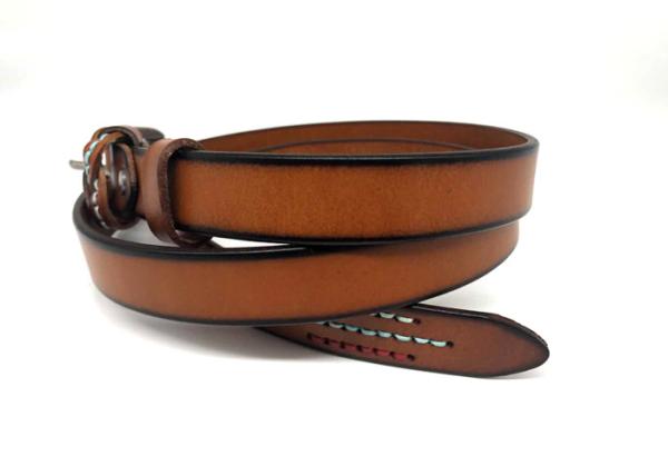 Hand Stitching Brown 23mm Women's Fashion Leather Belts