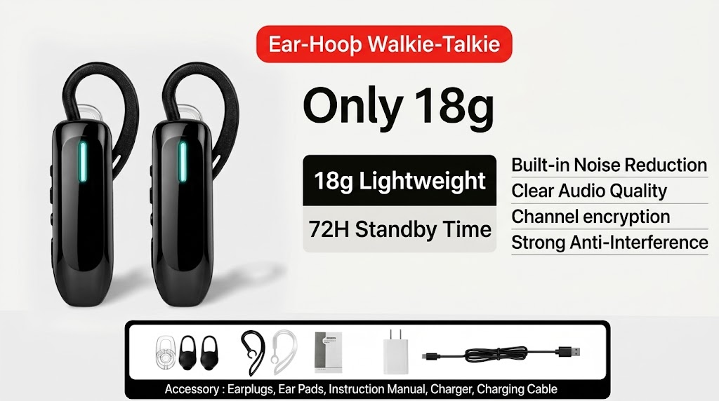 16-Channel Mini Walkie-Talkie