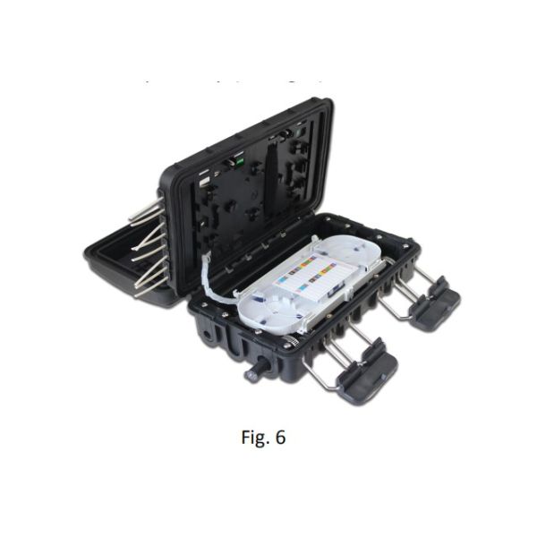 Коробка распределения Splitter волокна PLC IP65 1x8 LGX