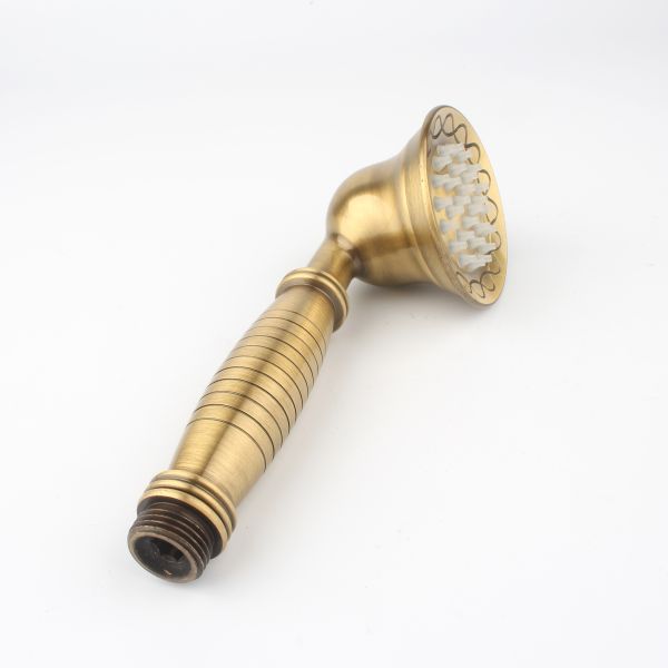 Antique Full Brass Shower Faucet with Elegant Antique Shower Head for Bathroom Fittings Accessories