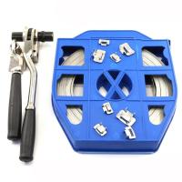 SS316 Faixa de fixação de aço inoxidável 0,6/0,75 mm para linhas de gasolina