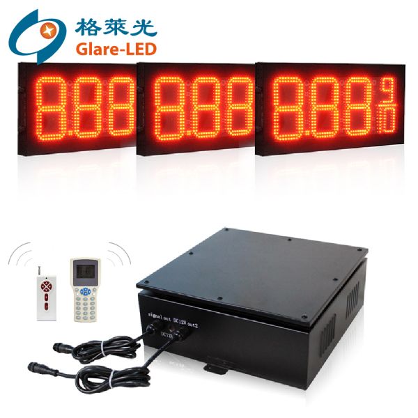 LED Gas Price Sign, Gas Station LED Price Sign, Gas Price Sign Numbers, LED Gas Station Price Sign