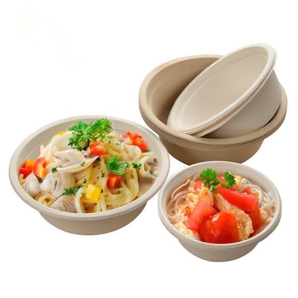 Pulp Compostable Salad Bowl 350ml 400ml 460ml 500ml 680ml