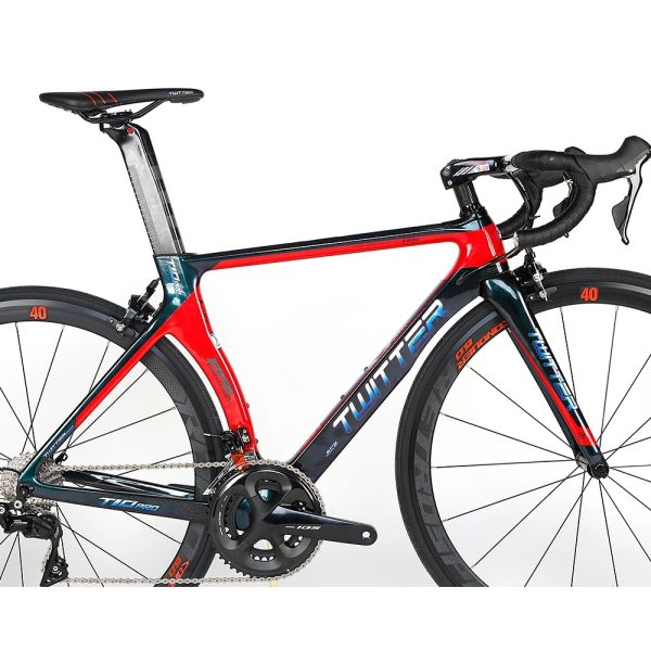 Holographic Colour 22 Speed Road Bike , 700c Road Bicycle High Modulus Carbon