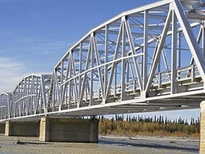 Windproof Wide Span H Column H Beam Steel Beam Bridge With Galvanized Steel Truss Support