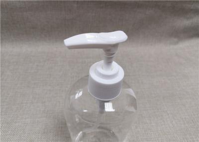 PP Plastic Material Reusable Lotion Pump Dispenser White / Transparent Color