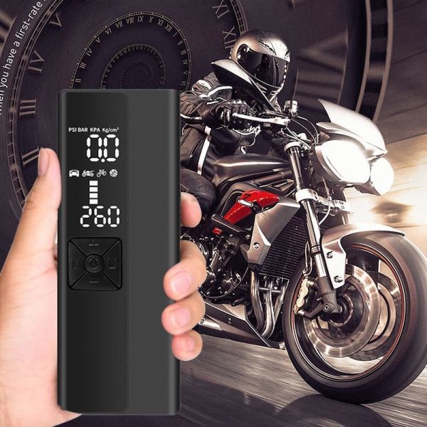 Multifunctional Car Tire Air Compressor Rechargeable 4000mAh Portable Tire Pump
