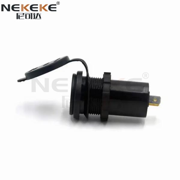 60W PD Type C QC3.0 USB Car Charger Socket With Voltmeter 12V 24V For Marine Vehicle
